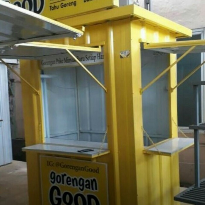 Desain Booth Container Minimalis Bengkulu