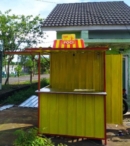 Desain Rangka Booth Container Bengkulu